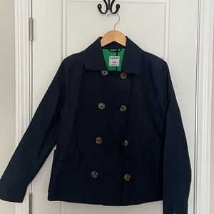 Old navy double breasted rain jacket